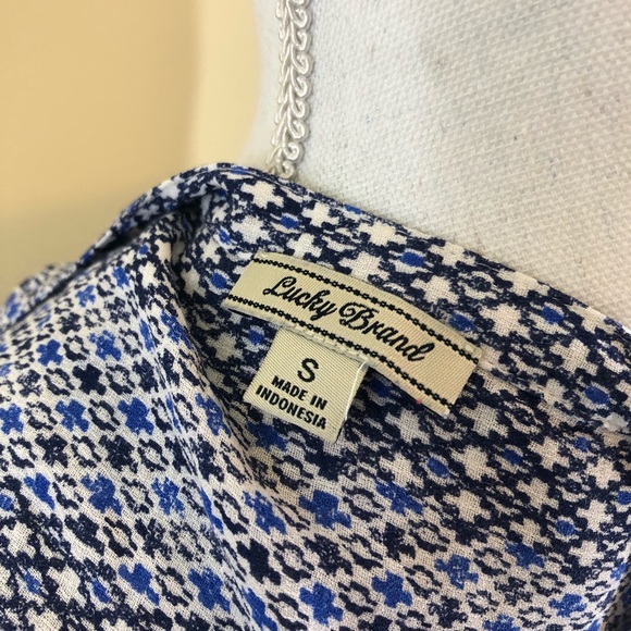 Lucky brand boho tank top with front tie - Picture 3 of 3